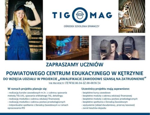 Kwalifikacje zawodowe szansą na zatrudnienie RPWM.06.04-IZ.00-28-0038/24