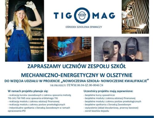 Nowoczesna szkoła- nowoczesne kwalifikacje RPWM.06.04-IZ.00-28-0046/24